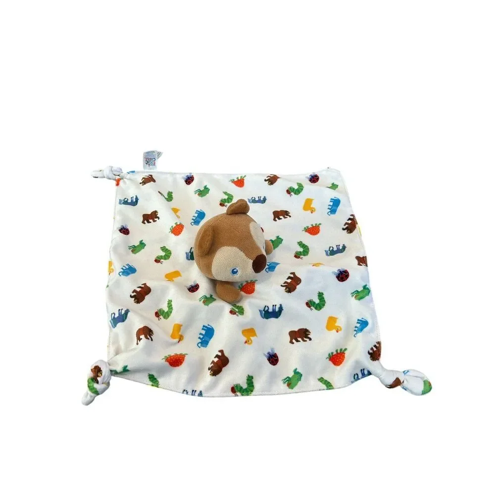 Eric‎ Carle Brown Bear Animal Print Blanket Lovey & Soft Sherpa Bear Baby Lovey